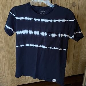 Boy's Nukutavake Navy Cotton Tie Dye T Shirt, Size 16